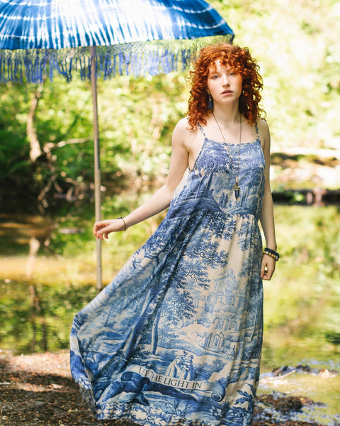 Our indispensable, reversible Boheme slip dresses - dress them up or down for any adventure.