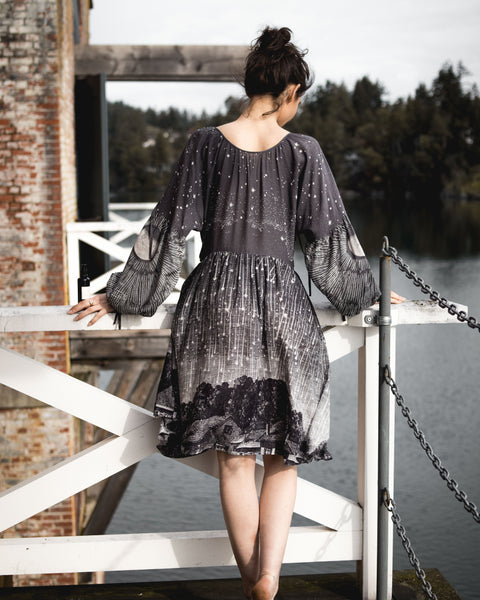 Reversible and romantic, these loose and flowy frocks are made to dance in.