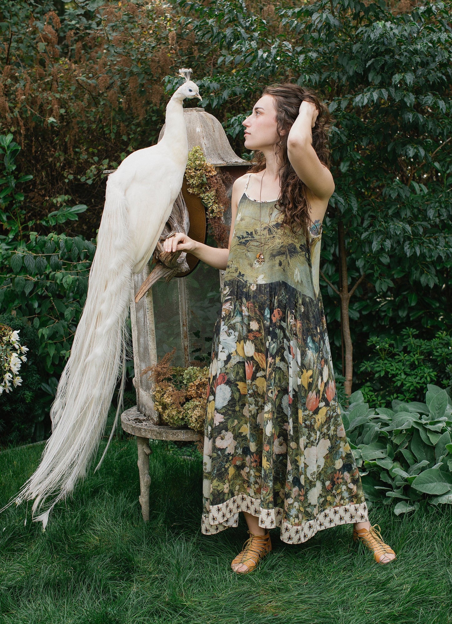 I Dream In Flowers Bohéme Slip Dress